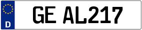 Truck License Plate
